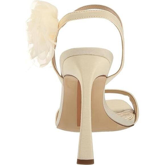 Sam Edelman Women's Leana Heeled Sandal, Pearl Ivory, Size 10 - Picture 4 of 7